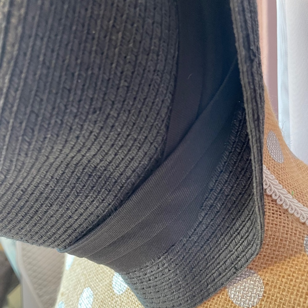 Black Straw Fedora